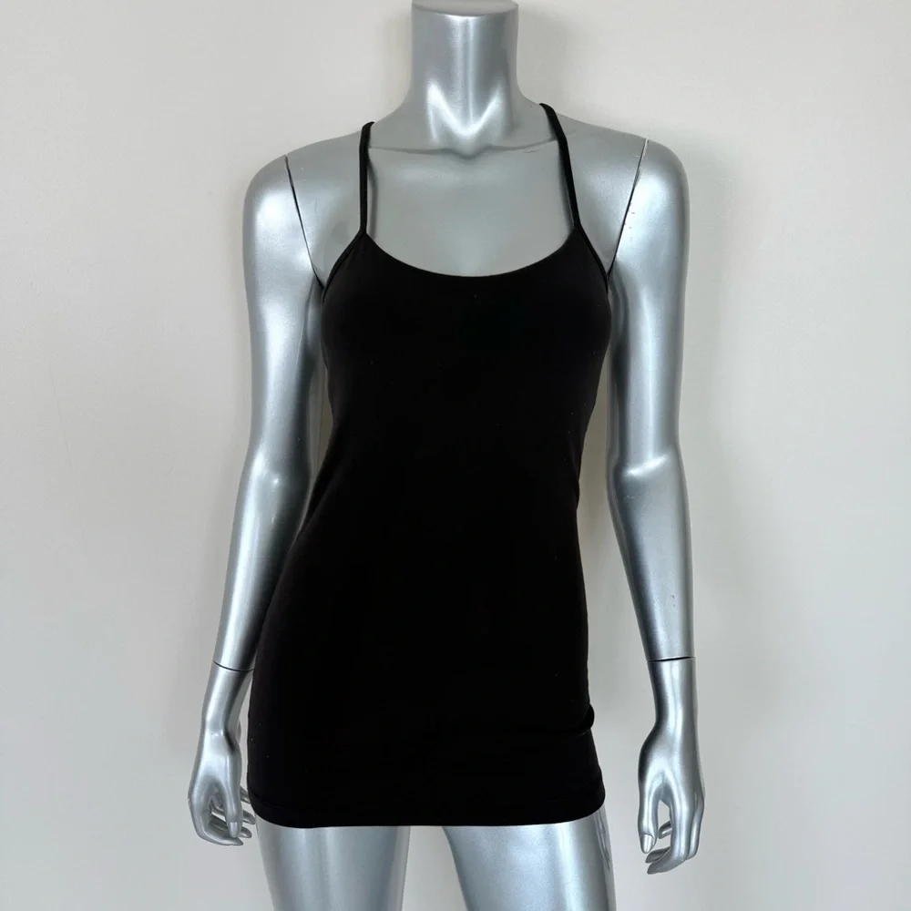 Lululemon Athletica women black tank top size 4 US